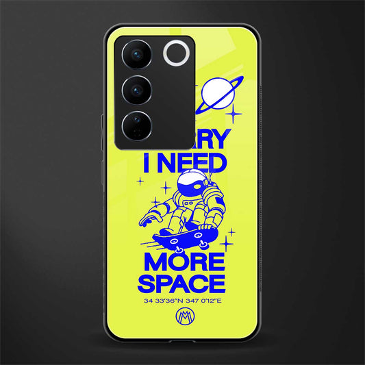i need more space back phone cover | glass case for vivo v27 pro 5g