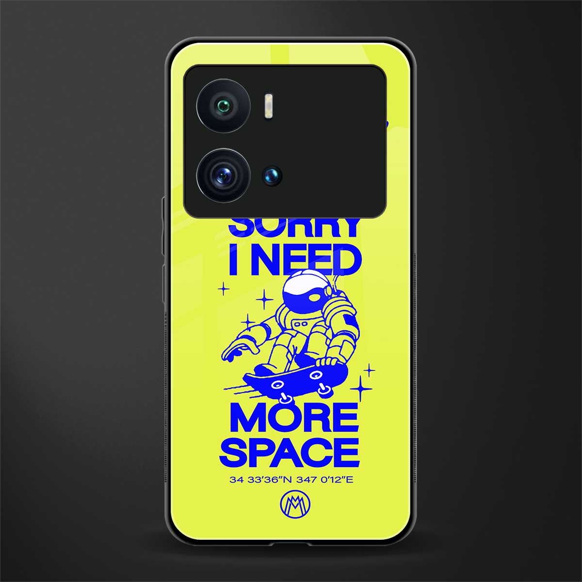 i need more space back phone cover | glass case for iQOO 9 Pro