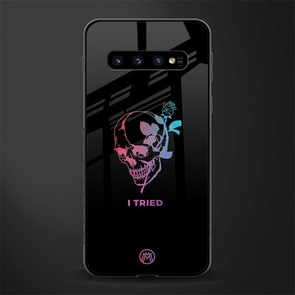 i tried glass case for samsung galaxy s10 plus image