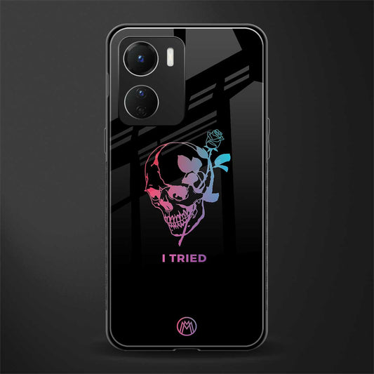 i tried back phone cover | glass case for vivo y16