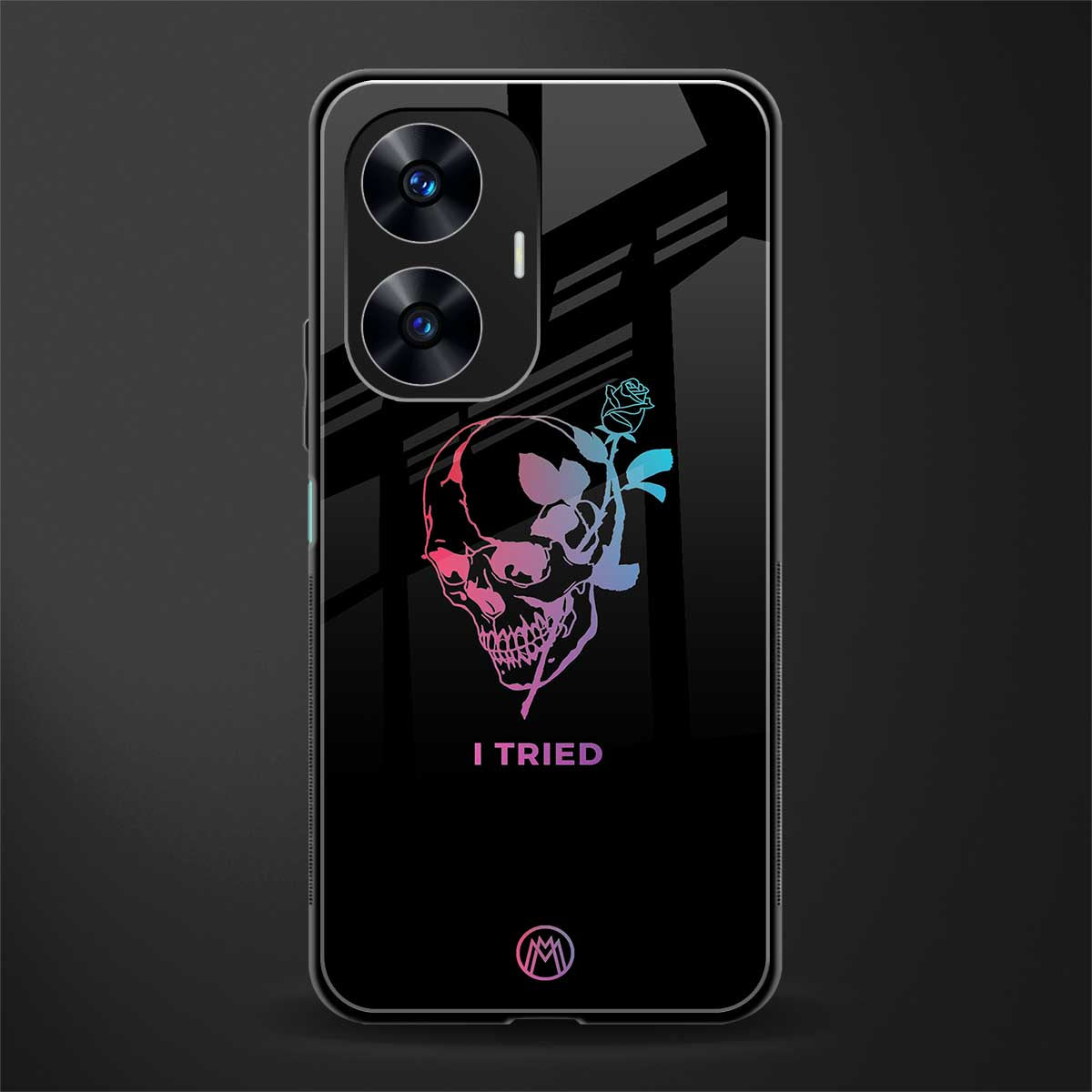i tried back phone cover | glass case for realme c55