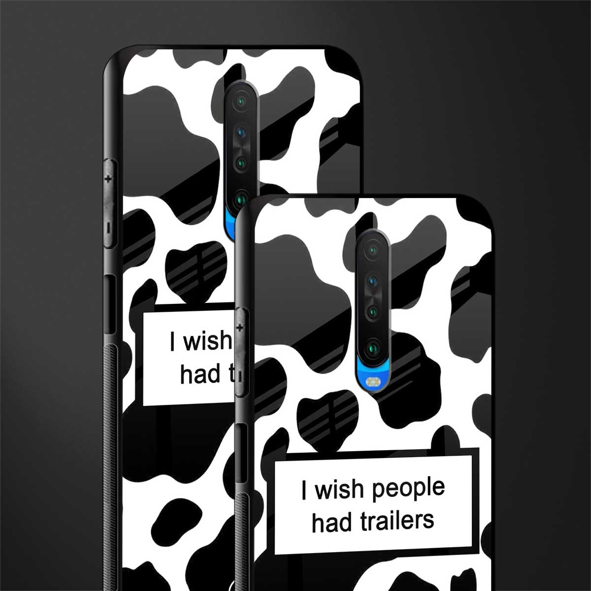 i wish people had trailers glass case for poco x2 image-2