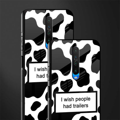 i wish people had trailers glass case for poco x2 image-2