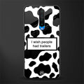 i wish people had trailers glass case for poco x2 image