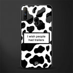 i wish people had trailers glass case for realme narzo 10a image