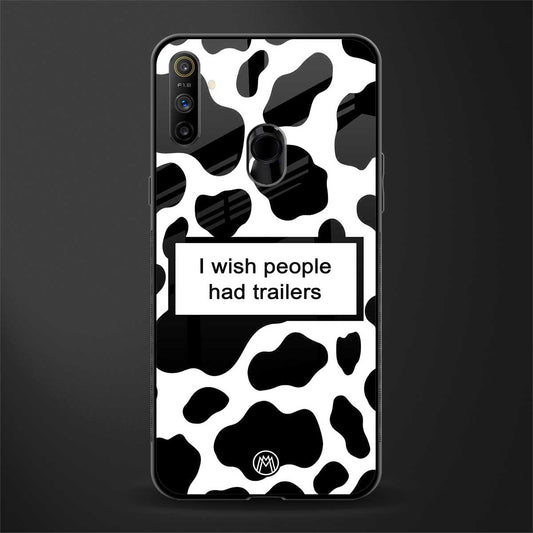 i wish people had trailers glass case for realme narzo 20a image