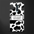 i wish people had trailers glass case for oppo reno 2f image