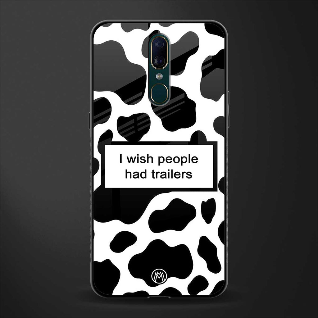 i wish people had trailers glass case for oppo f11 image