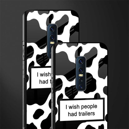 i wish people had trailers glass case for vivo v17 pro image-2