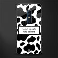 i wish people had trailers glass case for vivo v17 pro image