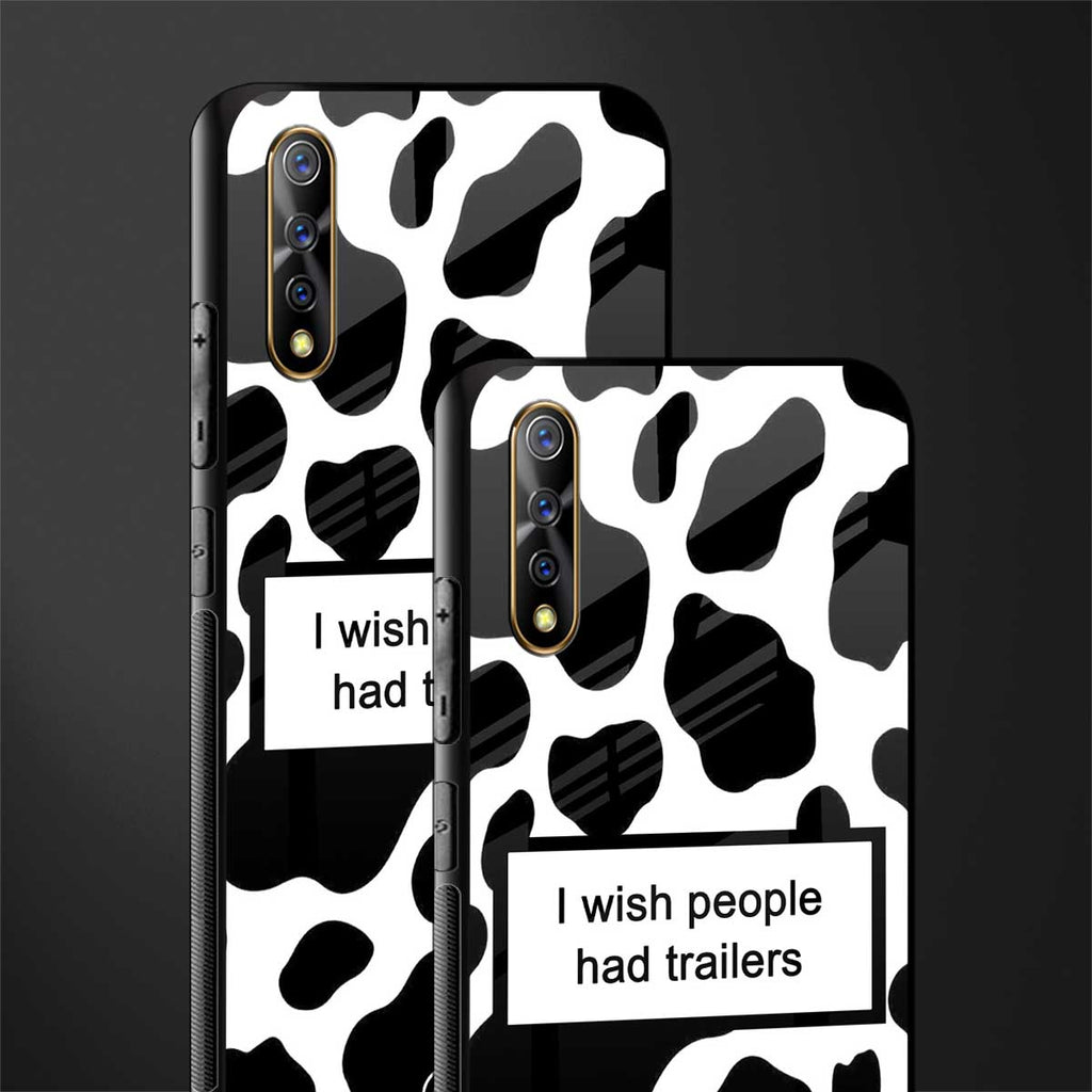 i wish people had trailers glass case for vivo z1x image-2