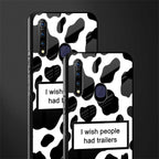 i wish people had trailers glass case for vivo z1 pro image-2