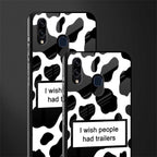 i wish people had trailers glass case for samsung galaxy m10s image-2