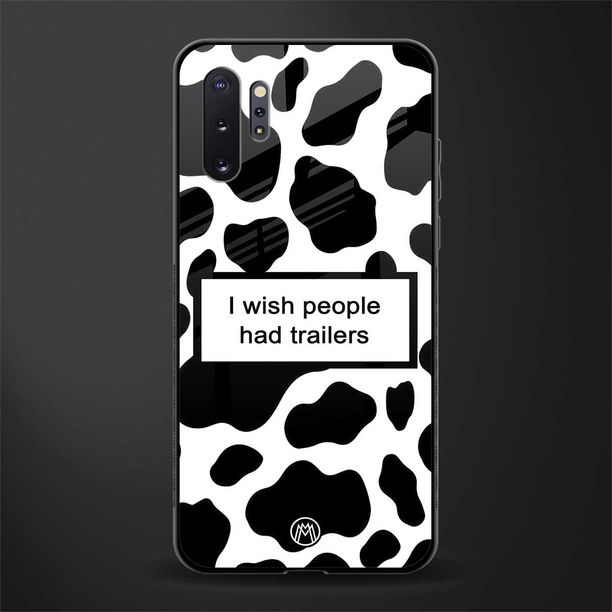 i wish people had trailers glass case for samsung galaxy note 10 plus image