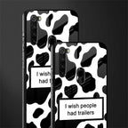 i wish people had trailers glass case for redmi note 8 image-2