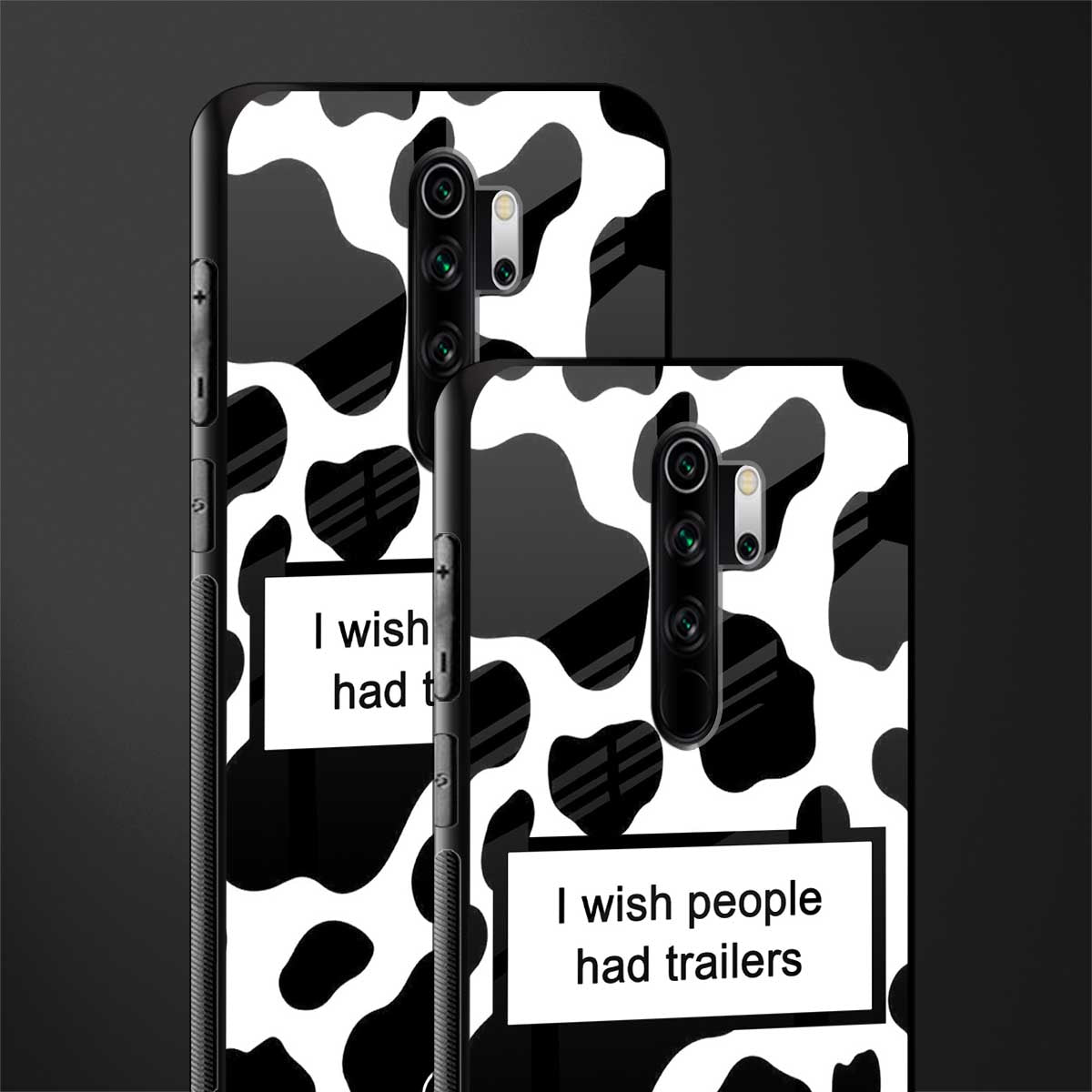 i wish people had trailers glass case for redmi note 8 pro image-2