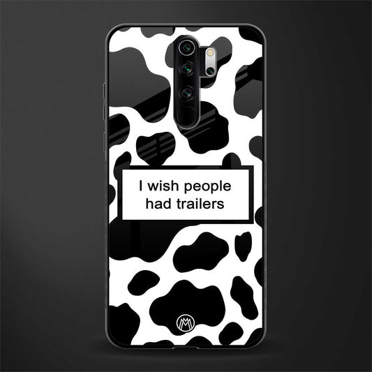 i wish people had trailers glass case for redmi note 8 pro image