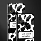 i wish people had trailers glass case for redmi note 7 image-2