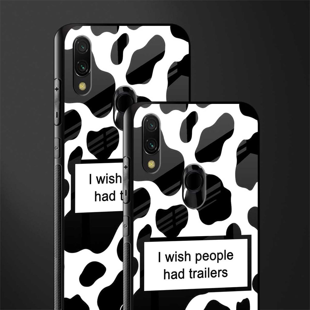 i wish people had trailers glass case for redmi note 7s image-2
