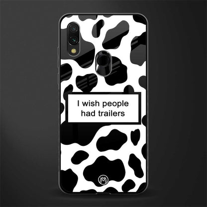 i wish people had trailers glass case for redmi note 7 image