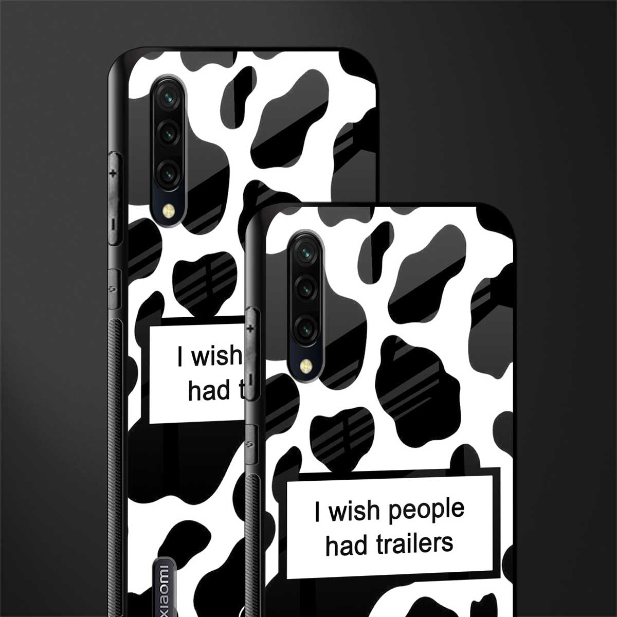 i wish people had trailers glass case for mi a3 redmi a3 image-2