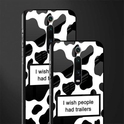 i wish people had trailers glass case for redmi k20 image-2