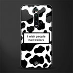 i wish people had trailers glass case for redmi k20 pro image