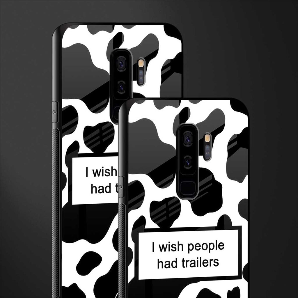 i wish people had trailers glass case for samsung galaxy s9 plus image-2