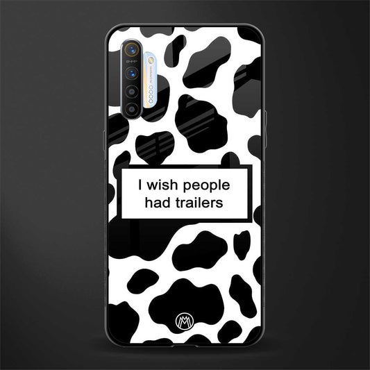 i wish people had trailers glass case for realme x2 image