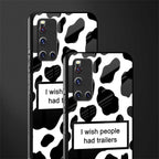 i wish people had trailers glass case for vivo v19 image-2