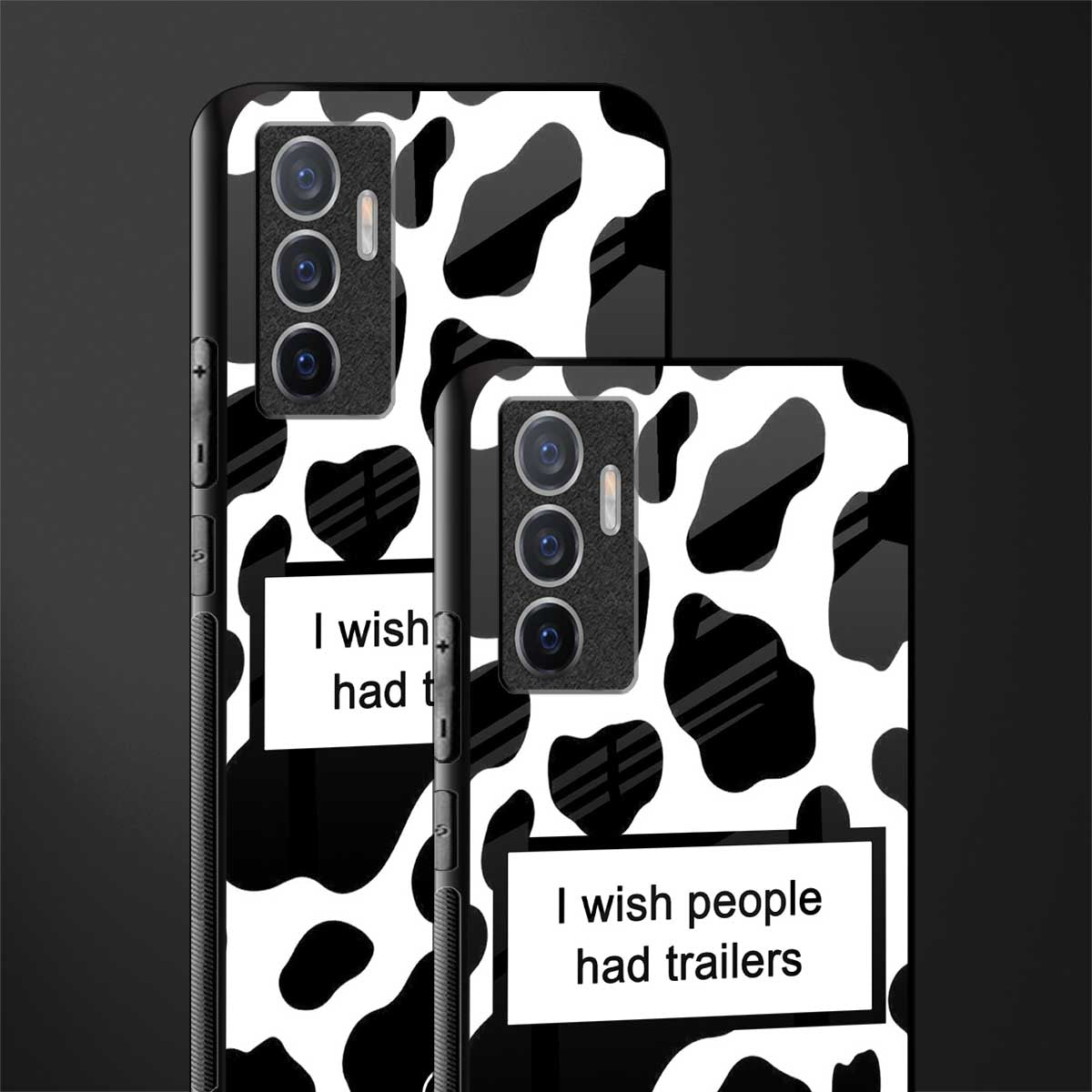 i wish people had trailers glass case for vivo v23e image-2