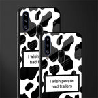 i wish people had trailers glass case for samsung galaxy a20s image-2