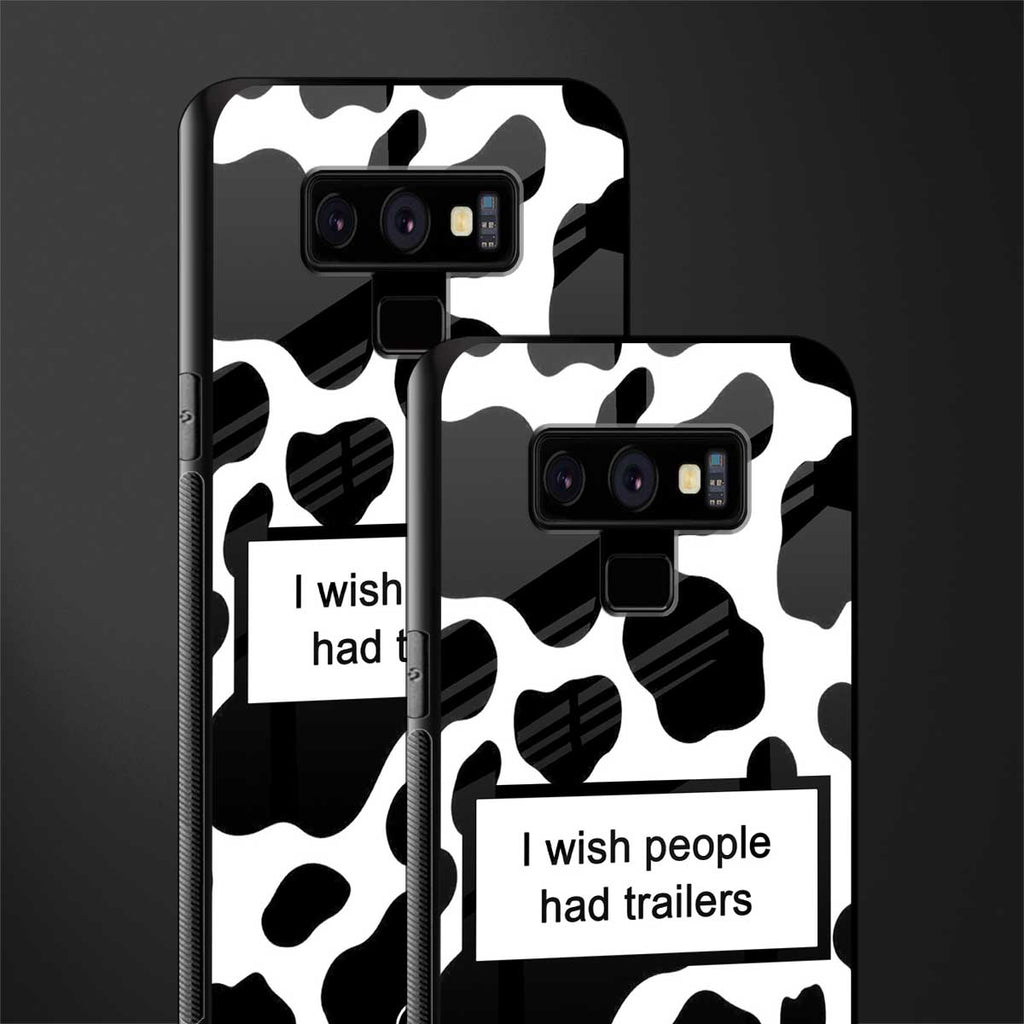i wish people had trailers glass case for samsung galaxy note 9 image-2