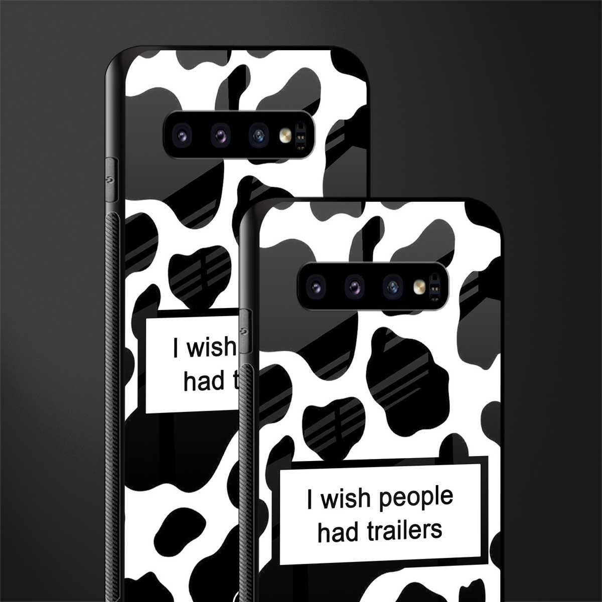 i wish people had trailers glass case for samsung galaxy s10 plus image-2