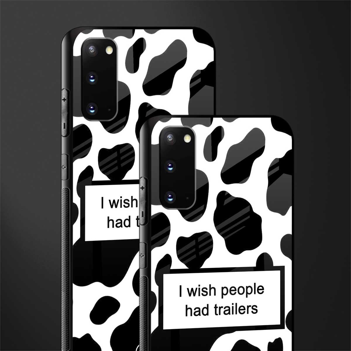 i wish people had trailers glass case for samsung galaxy s20 image-2