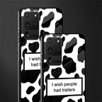 i wish people had trailers glass case for samsung galaxy s20 ultra image-2