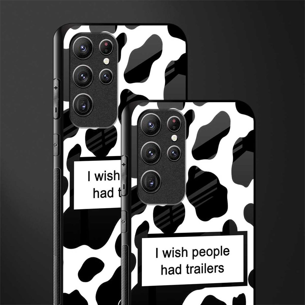 i wish people had trailers glass case for samsung galaxy s21 ultra image-2
