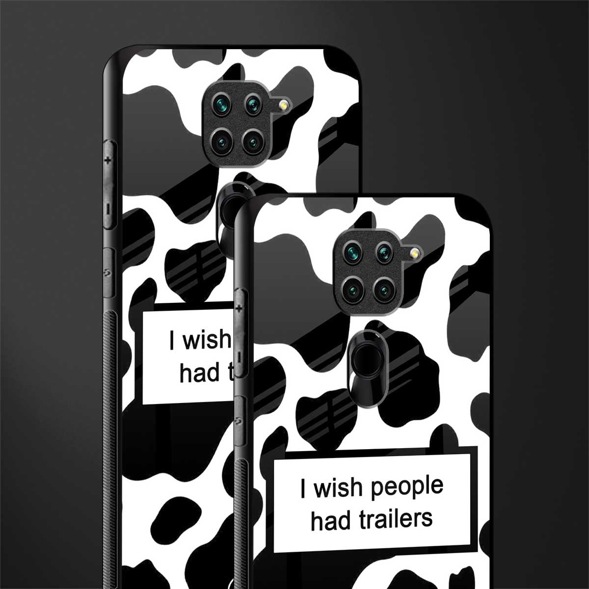 i wish people had trailers glass case for redmi note 9 image-2