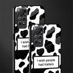 i wish people had trailers glass case for redmi note 11 image-2