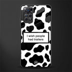 i wish people had trailers glass case for redmi note 11 pro image