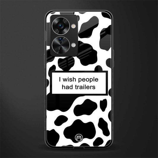 i wish people had trailers glass case for phone case | glass case for oneplus nord 2t 5g