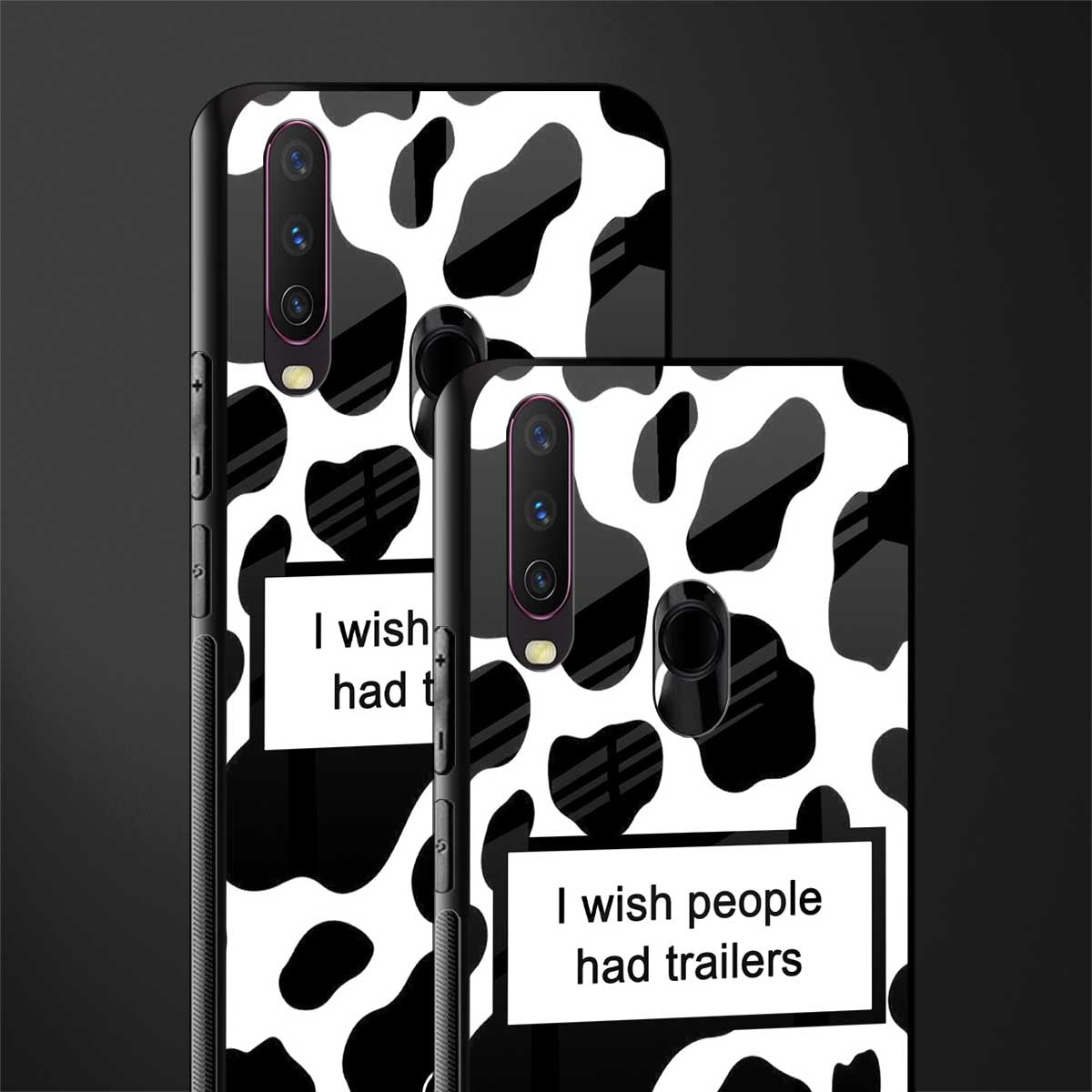 i wish people had trailers glass case for vivo y12 image-2