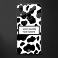 i wish people had trailers glass case for vivo y95 image