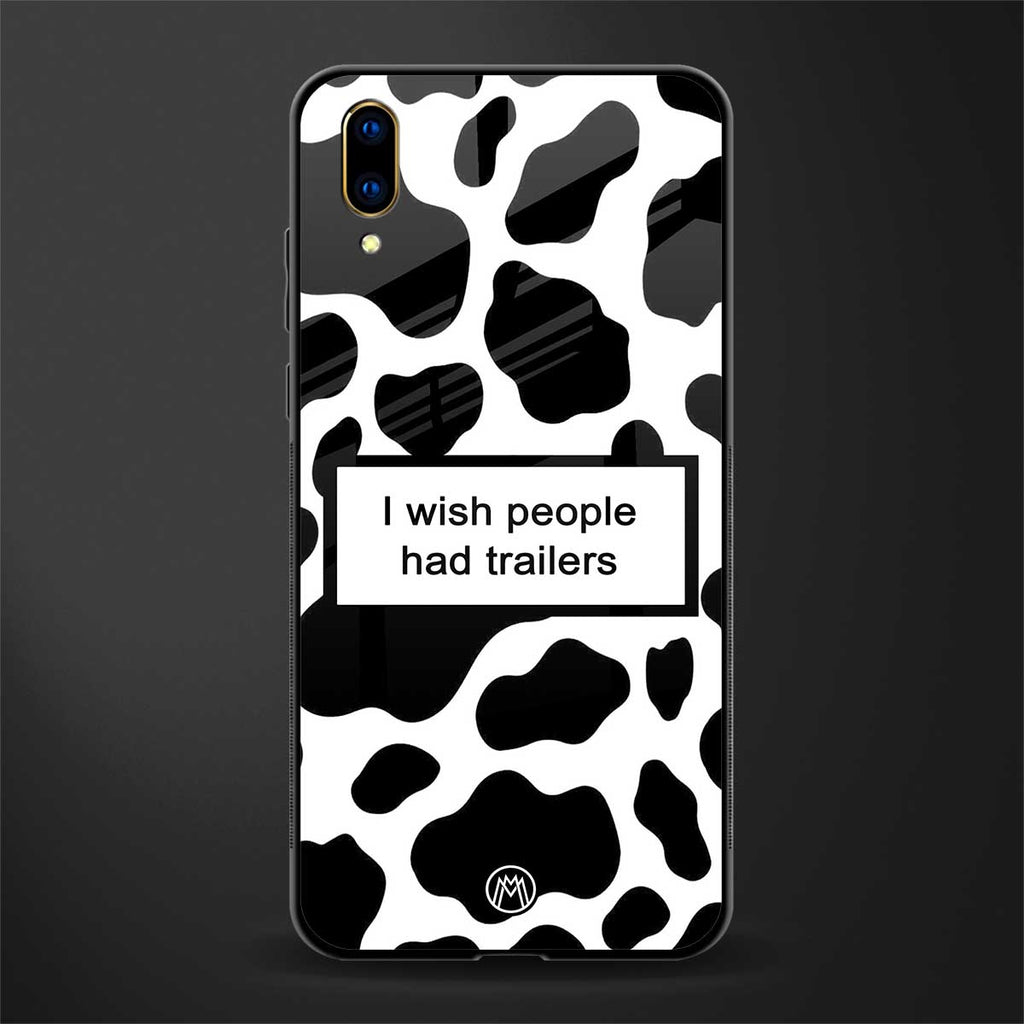 i wish people had trailers glass case for vivo v11 pro image
