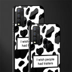 i wish people had trailers glass case for vivo y50 image-2