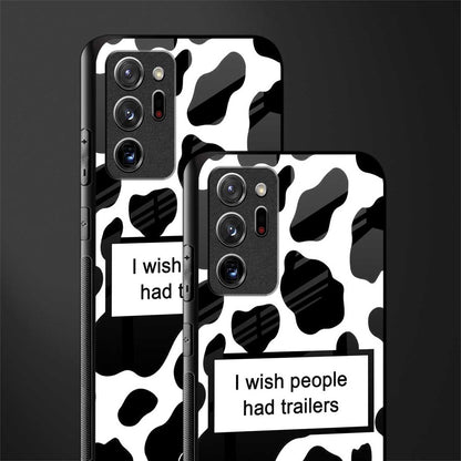 i wish people had trailers glass case for samsung galaxy note 20 ultra 5g image-2