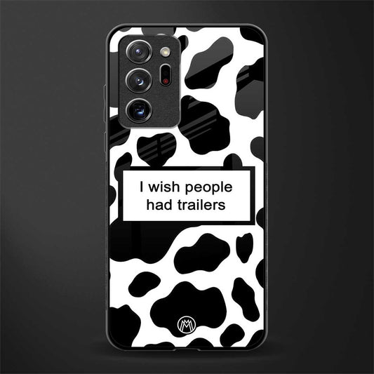 i wish people had trailers glass case for samsung galaxy note 20 ultra 5g image