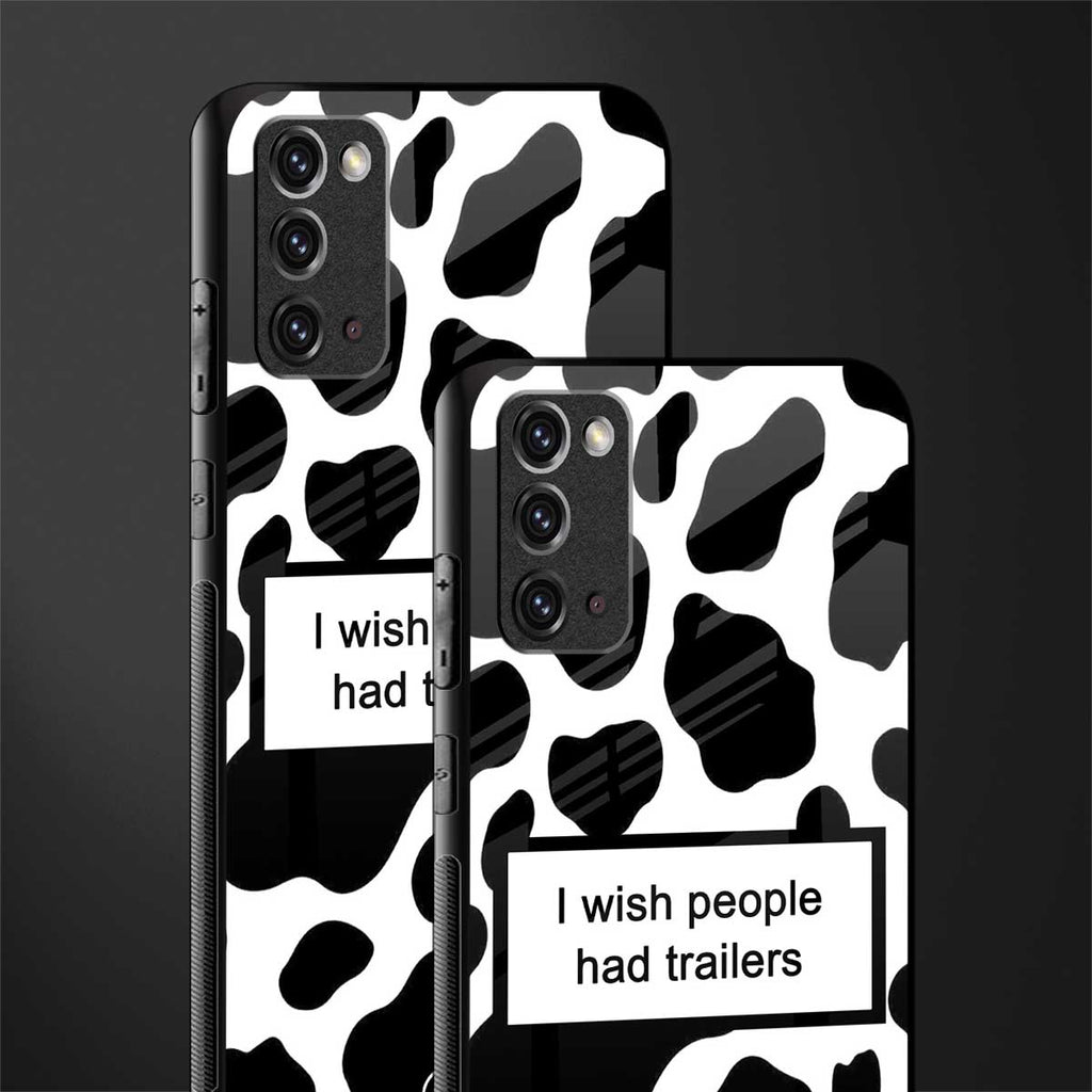 i wish people had trailers glass case for samsung galaxy note 20 image-2