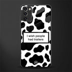 i wish people had trailers glass case for samsung galaxy note 20 image