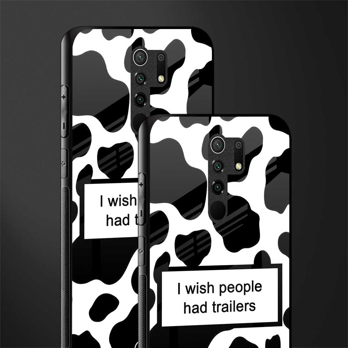 i wish people had trailers glass case for redmi 9 prime image-2
